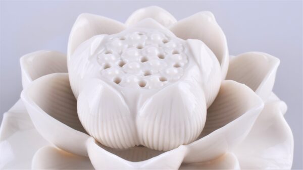 Porte-encens Fleur de Lotus Blanc