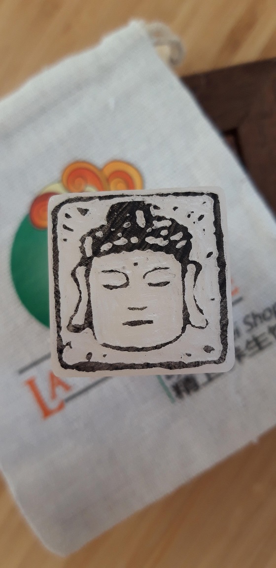 sceau tête de Bouddha
